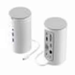 Vention TPHWC-EU, Avec fil, USB 3.2 Gen 1 (3.1 Gen 1) Type-C, 3,5 mm, 1000 Mbit/s, Blanc, MicroSD (TransFlash), SD