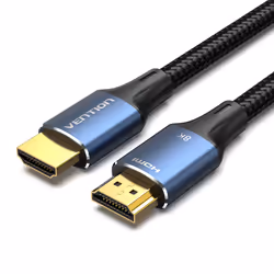 Vention ALGLJ, 5 m, HDMI Type A (Standard), HDMI Type A (Standard), Compatibilité 3D, 48 Gbit/s, Bleu