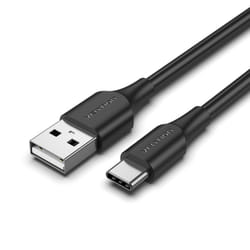 Vention CTHBD câble USB 0,5 m USB 2.0 USB A USB C Noir