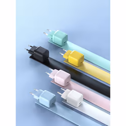 Vention FAKY0-EU chargeur d'appareils mobiles Ordinateur portable, Smartphone, Tablette Jaune Secteur Charge rapide Intérieure