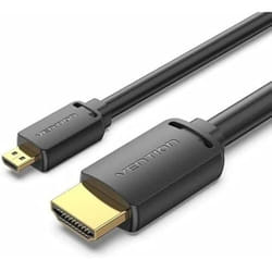 Vention AGIBI câble HDMI 3 m HDMI Type D (Micro) HDMI Type A (Standard) Noir