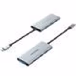 Vention TOPHB, Avec fil, USB 3.2 Gen 1 (3.1 Gen 1) Type-C, 100 W, Argent, MicroSD (TransFlash), MicroSDHC, MicroSDXC, SD, SDH ...