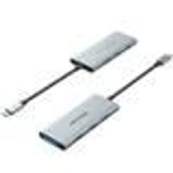 Vention TOPHB station d'accueil Avec fil USB 3.2 Gen 1 (3.1 Gen 1) Type-C Argent