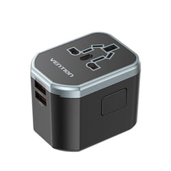 Vention FJCB0 chargeur d'appareils mobiles Universel Noir Secteur Charge rapide Intérieure