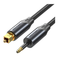 Cable de audio de fibre optique Vention bkcbh/ 2m/ noir