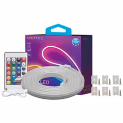 Bande de LED lights de neon de silicone Vention avec control télécommande infrarouge et alimentation de power supply USB de 5 ...