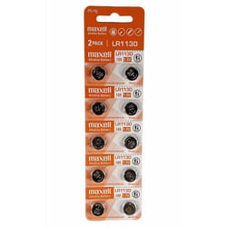 Lot de 10 piles LR1130 V10GA Alcaline 1.5V Maxell