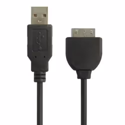 Câble USB - PSP - GO - Noir - Connectivité USB - Accessoire de chargement et transfert de données