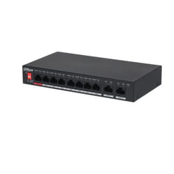 Dahua Technology PoE PFS3010-8ET-96-V2 commutateur réseau Non-géré Gigabit Ethernet (10/100/1000) Connexion Ethernet, supportant l'alimentation via ce port (PoE) Noir