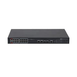 Dahua Technology PoE PFS4218-16ET-240 Non-géré Gigabit Ethernet (10/100/1000) Connexion Ethernet, supportant l'alimentation via ce port (PoE)