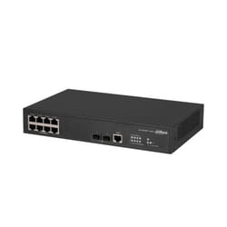 Dahua Technology Access DH-AS4300-8GT2GF commutateur réseau Géré L2/L2+ Gigabit Ethernet (10/100/1000) Noir