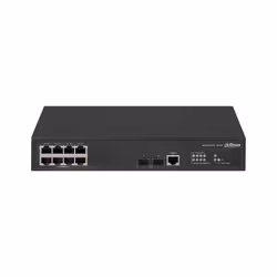 Dahua Technology Access DH-AS4300-8GT2GF commutateur réseau Géré L2/L2+ Gigabit Ethernet (10/100/1000) Noir - Vue supplémentaire 4