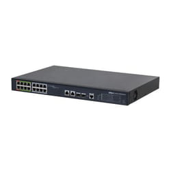 Dahua Technology ePoE DH-LR2218-16ET-240-V2 commutateur réseau Géré L2 Fast Ethernet (10/100) Connexion Ethernet, supportant l'alimentation via ce port (PoE) Noir