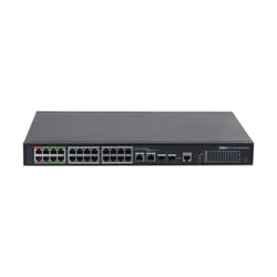 Dahua Technology ePoE DH-LR2226-24ET-360-V2 commutateur réseau Géré L2 Gigabit Ethernet (10/100/1000) Connexion Ethernet, supportant l'alimentation via ce port (PoE) Noir