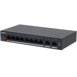 Dahua Technology CS4010-8GT-60 Géré L2 Gigabit Ethernet (10/100/1000) Connexion Ethernet, supportant l'alimentation via ce port (PoE) Montage sur le bureau ou sur le mur Noir