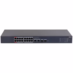 Dahua Technology CS4220-16GT-240 Géré L2 Gigabit Ethernet (10/100/1000) Connexion Ethernet, supportant l'alimentation via ce port (PoE) Noir