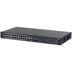 Dahua Technology CS4228-24GT-375 Géré L2 Gigabit Ethernet (10/100/1000) Connexion Ethernet, supportant l'alimentation via ce port (PoE) Noir