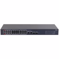 Dahua Technology CS4228-24GT-375 Géré L2 Gigabit Ethernet (10/100/1000) Connexion Ethernet, supportant l'alimentation via ce port (PoE) Noir