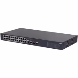 Dahua Technology DH-CS4226-24ET-240 commutateur réseau Géré L2 Gigabit Ethernet (10/100/1000) Connexion Ethernet, supportant l'alimentation via ce port (PoE) Noir