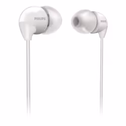 Philips Écouteurs intra-auriculaires SHE3590WT/10, Avec fil, 12 - 23500 Hz, Musique, 10 g, Écouteurs, Blanc