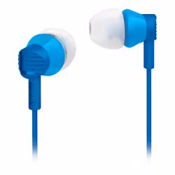 Philips Écouteurs intra-auriculaires SHE3800BL/00, Avec fil, 10 - 22000 Hz, Musique, 11,5 g, Écouteurs, Bleu