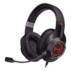 Edifier G2 II, Avec fil, Jouer, Casque, Noir, Rouge