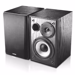 Edifier R980T-BLACK, 2.0 canaux, Avec fil, 24 W, Noir