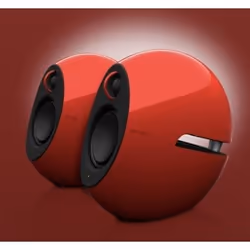 Edifier Luna Eclipse haut-parleur 2-voies Rouge Avec fil &sans fil 74 W