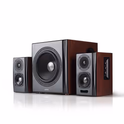 Edifier S350DB, 2.1 canaux, 150 W, Universel, Noir, Bois, Bois, Sans fil