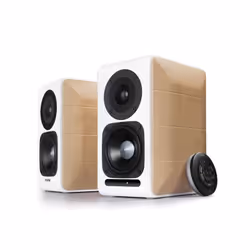 Edifier S880DB, 2-voies, 2.0 canaux, Avec fil &sans fil, 88 W, 55 - 20000 Hz, Blanc, Bois