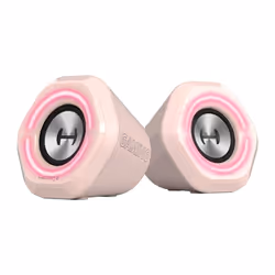 Edifier G1000, 2.0 canaux, Avec fil &amp;sans fil, 5 W, 93 - 20000 Hz, Rose