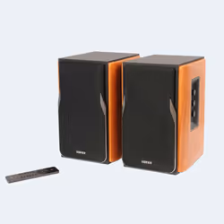 Edifier R1380DB-BR, Avec fil &amp;sans fil, 42 W, 55 - 20000 Hz, Noir, Marron