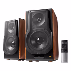Edifier S3000MKII, Avec fil &sans fil, 256 W, 38 - 40000 Hz, Noir, Marron