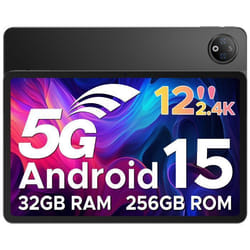 TABLETTE TACTILE DOOGEE V PAD Android 15 5G Ultra-fine 2 2.4K 32GB RAM 256GB ROM  8800mAh Déverrouillage Facial WiFi6 - NOIR