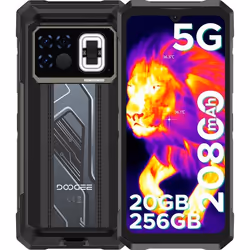 Telephone Portable Incassable 5G DOOGEE FIRE 6 MAX 6.72 Imagerie thermique Smartphone Android 14 20+256GoBatterie 20800mAh