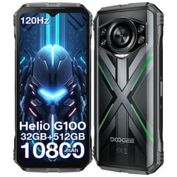 Téléphone Portable Incassable DOOGEE S CYBER PRO WIFI 4G - 6.6 120Hz 32Go + 512Go10800mAh Android 14 50MP/Dual SIM/NFC - Vert
