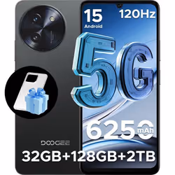 DOOGEE Note 59 Smartphone 5G pas cher Android 1532GB+128GB/TF 2TB 6250mAh 6.75 HD 120 Hz Telephone Portable NFC/Face ID - Noi ...