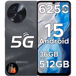 DOOGEE Note 59 Pro + Telephone Portable 5G Android 1536Go+512GoÉcran 6.75 120HzSmartphones UNISOC T8200 Caméra 50MP/NFC - Noi ...