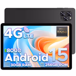 DOOGEE TAB G6 Tablette Tactile 11 Android 15 30 Go+256 Go Batterie 8000 mAh Caméra 13 MPFace ID WIFI/Dual SIM Tablet - Noir