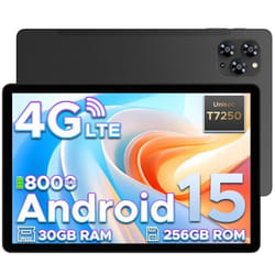 DOOGEE TAB G6 Tablette Tactile 11 Android 15 30 Go+256 Go Batterie 8000 mAh Caméra 13 MPFace ID WIFI/Dual SIM Tablet - Noir