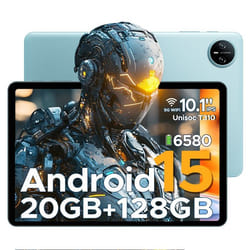 DOOGEE Tab A9 Pro Tablette 10 Tablette Android 1520Go+128Go Tablette Tactile avec Batterie 6580mAh Octa-Core 2.0Ghz Face ID- Bleu