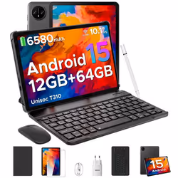 DOOGEE Tab A9 Tablette Tactile Avec clavier et stylet 10 pouces Android 1512 Go+ 64 Go 6580mAh /Face ID/5G WiFi Tablette - No ...