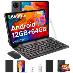 DOOGEE Tab A9 Tablette Tactile Avec clavier et stylet 10 pouces Android 1512 Go+ 64 Go 6580mAh /Face ID/5G WiFi Tablette - Noir