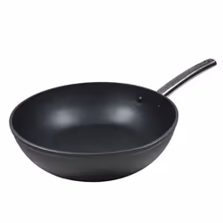 Masterpro Wok, Rond, Wok/Poêle à frire, Noir, Acier inoxydable, QuanTanium, Aluminium, Vitrocéramique, Gaz, Halogène, Inducti ...