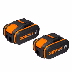 WORX WA3553.2, Lithium-Ion (Li-Ion), 4 Ah, 20 V, Noir, Orange, 80 mm, 110 mm