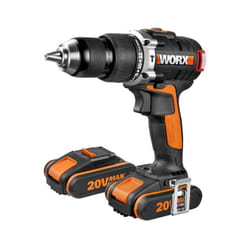 Worx - WX373.3 - Perceuse à Percussion 2 Batteries + Chargeur inclus