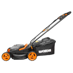 WORX WG779E.1 tondeuse à gazon Marcher derrière un tracteur tondeuse Batterie Noir, Orange