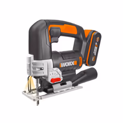 WORX WX543, Poignée supérieure, Noir, Orange, Batterie, 18 V
