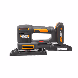WORX WX820 ponceuse portative 1000 tr/min Noir