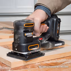 WORX WX820L.9 ponceuse portative Ponceuse à disque 10000 tr/min Noir, Jaune - Vue supplémentaire 4